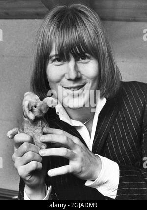 File 1967 - il musicista Benny Andersson, in seguito membro del gruppo pop Abba. Foto: Bertil Stilling / SCANPIX codice 40 Foto Stock