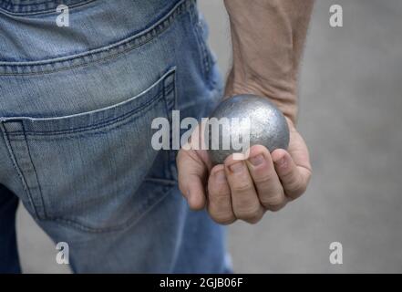 Boule sport palle concorso Foto: Anders Wiklund / TT / kod 10040 Foto Stock