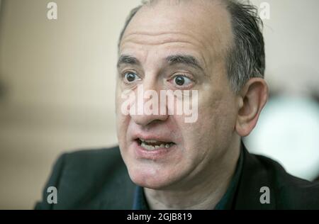 GOTEBORG 2018-01-30 Armando Iannucci, satirista scozzese, scrittore, regista e produttore radiofonico. Foto per Wahlberg / TT / Kod 9200 Foto Stock