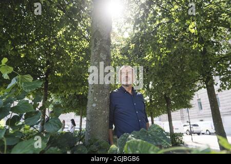 STOCCOLMA 20180817 Jan Bjorklund, politico svedese e leader del partito liberale. Le elezioni generali si terranno in Svezia il 09 settembre 2018. Foto: Stina Stjernkvist / TT Kod 11610 Foto Stock