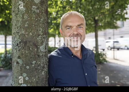 STOCCOLMA 20180817 Jan Bjorklund, politico svedese e leader del partito liberale. Le elezioni generali si terranno in Svezia il 09 settembre 2018. Foto: Stina Stjernkvist / TT Kod 11610 Foto Stock