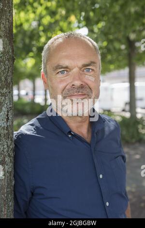 STOCCOLMA 20180817 Jan Bjorklund, politico svedese e leader del partito liberale. Le elezioni generali si terranno in Svezia il 09 settembre 2018. Foto: Stina Stjernkvist / TT Kod 11610 Foto Stock