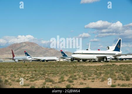 Cimitero aereo. Victorville, California Foto Stock