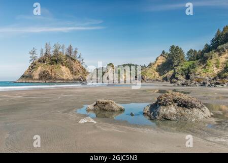 California, Trinidad Beach state Park, Trinidad Beach Foto Stock