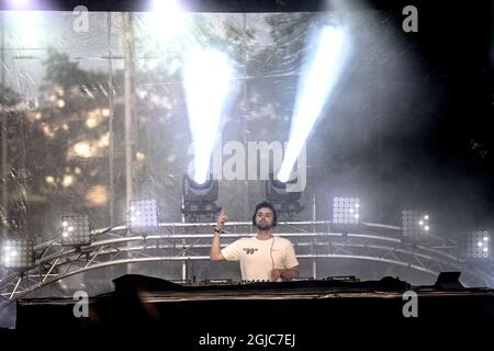 GOTHENBURG 20190607 il DJ canadese Dzeko suona durante il festival musicale Summerburst presso lo stadio Ullevi di Gothenburg, Svezia, il 7 giugno 2019. Foto: Bjorn Larsson Rosvall / TT / kod 9200 Foto Stock