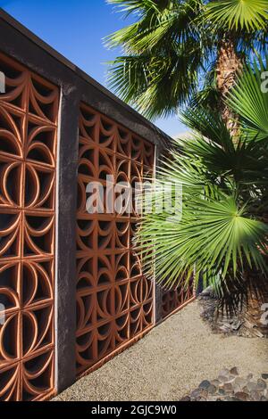 Quartiere di Palm Springs, Palm Springs, California Foto Stock