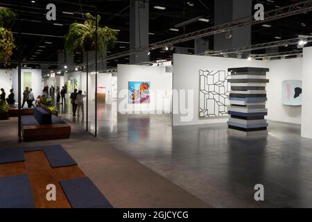 USA, Florida, Miami. Art Basel è la più grande fiera d'arte contemporanea del mondo. Foto Stock