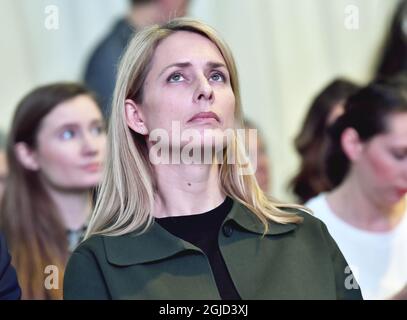 Helena Helmersson, nuovo CEO per H&M, durante la presentazione della società del rapporto finanziario Giovedi, 30 gennaio 2010 Foto: Jonas Ekstromer / TT kod 10030 Foto Stock