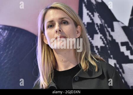 Helena Helmersson, nuovo CEO per H&M, durante la presentazione della società del rapporto finanziario Giovedi, 30 gennaio 2010 Foto: Jonas Ekstromer / TT kod 10030 Foto Stock