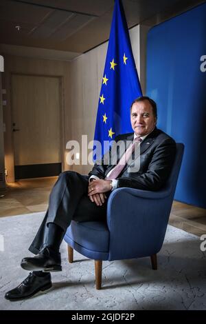 Il primo ministro svedese Stefan Lofven ha fotografato negli uffici del governo svedese a Stoccolma il 16 giugno 2020, Foto: Anna-Karin Nilsson/ Expressen / TT / code 7141 Foto Stock