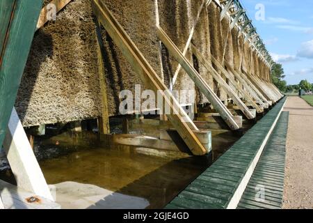 Goldap, Polonia - 18 luglio 2021: Goldap spa (Teznie w Goldapi). Estate giorno di sole Foto Stock