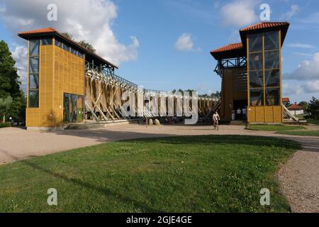 Goldap, Polonia - 18 luglio 2021: Goldap spa (Teznie w Goldapi). Estate giorno di sole Foto Stock