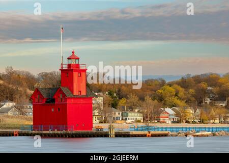 Big Red Lighthouse, Olanda, Michigan Foto Stock