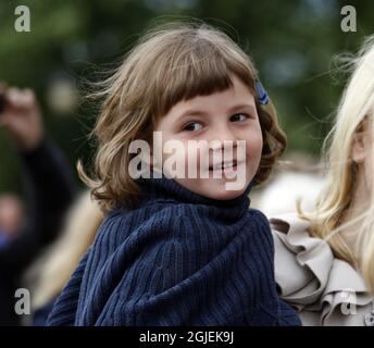 OSLO 20090605: La principessa norvegese Ingrid Alexandra ha ricevuto il Miljoagentparaden, una manifestazione rispettosa dell'ambiente, insieme alla madre, la principessa Crown mette Marit, alla corte reale di Oslo venerdì. Foto: Lise Ã…serud / SCANPIX NORGE / SCANPIX / kod 20520 Foto Stock