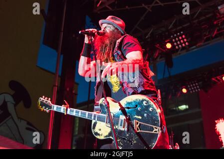 Rancid, esibendosi al Worcester Palladium Outdoors per Boston a Berkeley II. Foto Stock