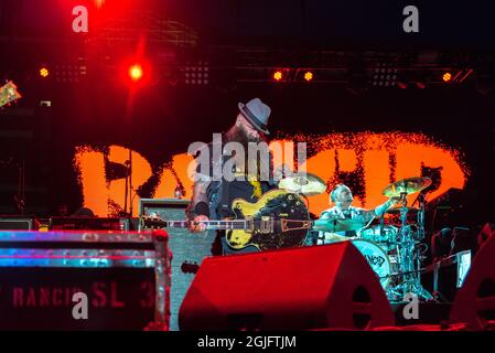 Rancid, esibendosi al Worcester Palladium Outdoors per Boston a Berkeley II. Foto Stock