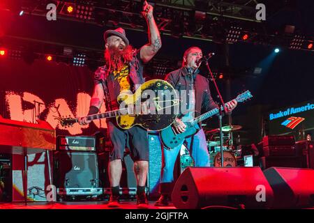 Rancid, esibendosi al Worcester Palladium Outdoors per Boston a Berkeley II. Foto Stock