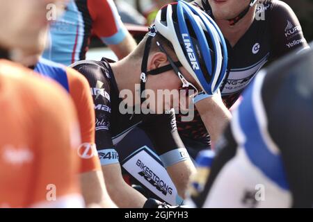 Walsall, Regno Unito. 05 settembre 2021. Jamieson Blain (Bikeststrong KTM) durante la Worcester Classic Men's & Women's Road Race all'interno della West Midlands Regional Road Race Series sull'Hollybush Course a Malvern. Credit: SPP Sport Press Photo. /Alamy Live News Foto Stock