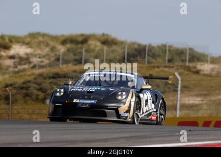 Zandvoort, Paesi Bassi. 5 settembre 2021. # 11 Florian Latorre (F, CLRT), Porsche Mobil 1 Supercup al circuito Zandvoort il 5 settembre 2021 a Zandvoort, Olanda. (Foto di HOCH ZWEI) Credit: dpa/Alamy Live News Foto Stock