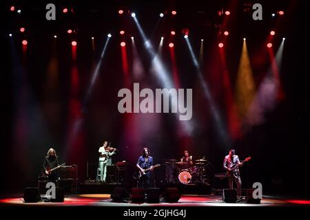 Roma, Italia. 9 settembre 2021. Marlene Kuntz durante il Concerto alla Cavea dell'Auditorium Parco della Musica, Roma, 9 Settembre 2021 Credit: Agenzia fotografica indipendente/Alamy Live News Foto Stock