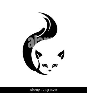 I gatti sono animali domestici carini che molti gradiscono Illustrazione Vettoriale