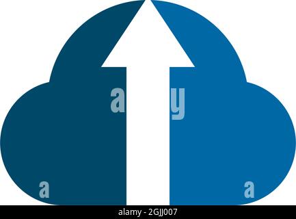 Carica icona logo disegno modello di illustrazione vettoriale Illustrazione Vettoriale