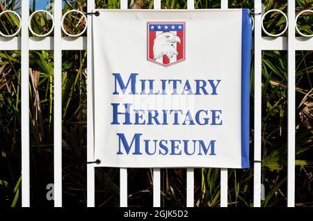 Il Museo del Patrimonio militare a Punta Gorda, Florida Foto Stock