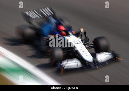 Monza, Italia. 11 Settembre 2021. George Russell (GBR) Williams Racing FW43B. 11.09.2021. Campionato del mondo formula 1, Rd 14, Gran Premio d'Italia, Monza, Italia, Giornata Sprint. Il credito fotografico dovrebbe essere: XPB/Press Association Images. Credit: XPB Images Ltd/Alamy Live News Foto Stock