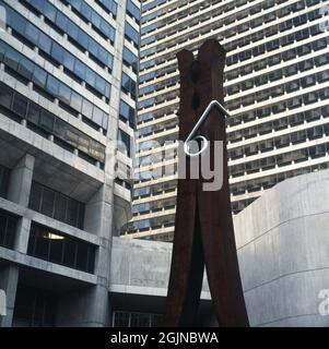 Monumento alla stendibiancheria. Philadelphia, Stati Uniti, 1976 Foto Stock