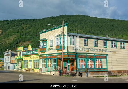 Canada, Yukon Territory, Dawson City, Dawson City General Store Foto Stock