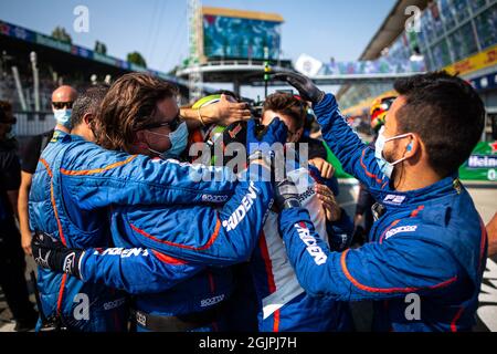 Viscaal Bent (nld), Trident, Dallara F2, ritratto durante il 5° round del Campionato FIA di Formula 2 2021 dal 9 al 12 settembre 2021 sull'Autodromo Nazionale di Monza, a Monza, Italia - Foto Sebastiaan Rozendaal / Agenzia fotografica olandese / DPPI Foto Stock