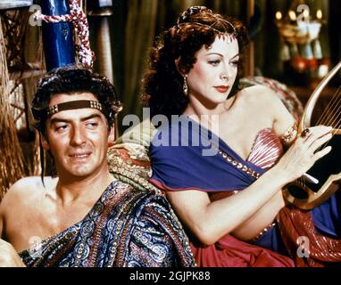 Victor Maturo, Hedy Lamarr, 'Samson and Delilah' (1950) Paramount Pictures / file Reference # 34145-440THA Foto Stock