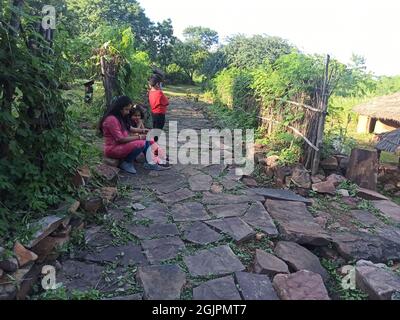 Museo umano a Bhopal madhya pradesh in india centrale Foto Stock