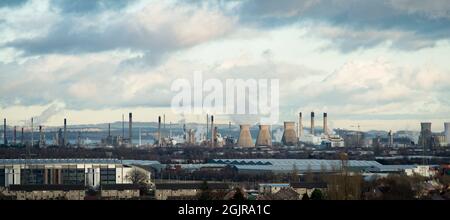 Raffineria di Grangemouth Foto Stock