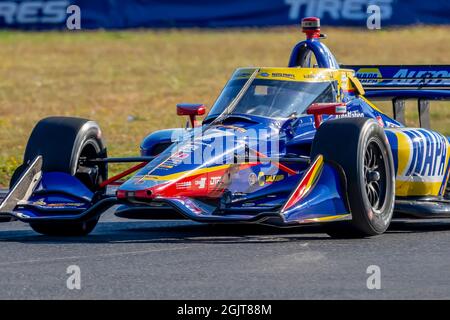 Portland, Oregon, Stati Uniti. 11 Settembre 2021. ALEXANDER ROSSI (27) delle pratiche degli Stati Uniti per il Gran Premio di Portland all'autodromo internazionale di Portland, Oregon. (Credit Image: © Walter G Arce Sr Grindstone medi/ASP via ZUMA Press Wire) Foto Stock