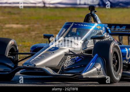 Portland, Oregon, Stati Uniti. 11 Settembre 2021. CONOR DALY (20) degli Stati Uniti pratica per il Gran Premio di Portland al Portland International Raceway a Portland, Oregon. (Credit Image: © Walter G Arce Sr Grindstone medi/ASP via ZUMA Press Wire) Foto Stock