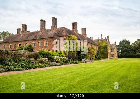 Barrington Court House e giardini nel Somerset. Foto Stock