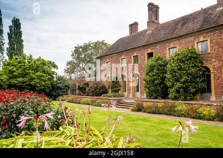 Barrington Court House e giardini nel Somerset. Foto Stock