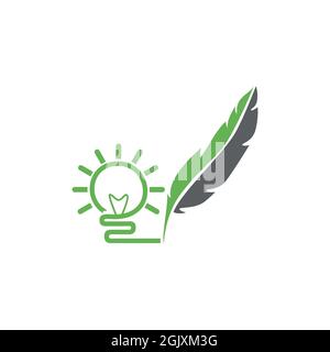 astratto smart study logo icona flat vettoriale concetto grafico semplice design elegante Illustrazione Vettoriale