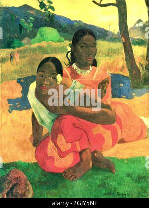 Paul Gauguin - quando mi sposerai - 1892 Foto Stock