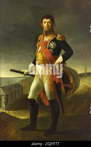 Jean de Dieu Soult come Maresciallo dell'Impero. Napoleone promosse i suoi uomini solo per merito, non per titolo, che gli diede un esercito formidabile durante le guerre napoleoniche. Ritratto di Jean Broc. Soult era figlio di un notaio di coneria. Foto Stock