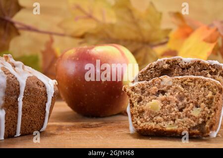 Mini pane di mele Foto Stock