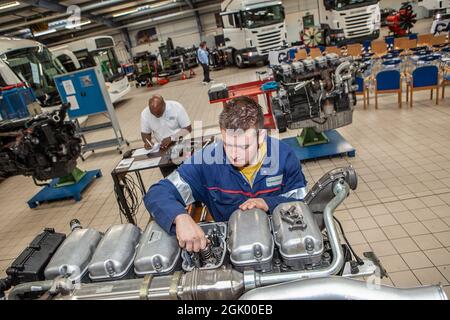 Scania apprendista dell'anno 2013 Foto Stock