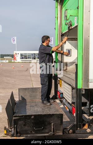 Co-Op driver dell'anno, sponsorizzato da Scania (GB) Foto Stock