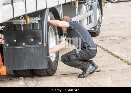 Co-Op driver dell'anno, sponsorizzato da Scania (GB) Foto Stock