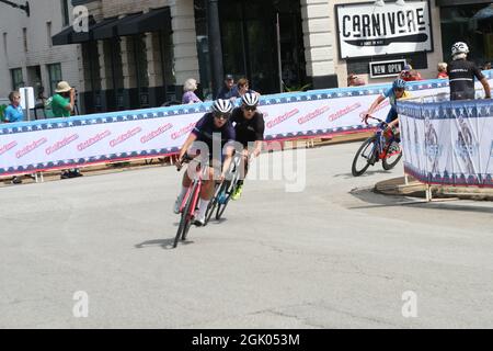 Giro della montagna 2021/Gateway Cup 2021 gara ciclistica femminile Foto Stock