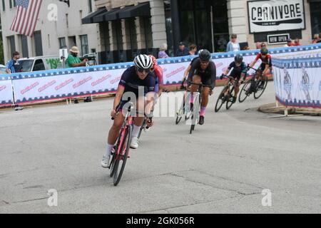 Giro della montagna 2021/Gateway Cup 2021 gara ciclistica femminile Foto Stock