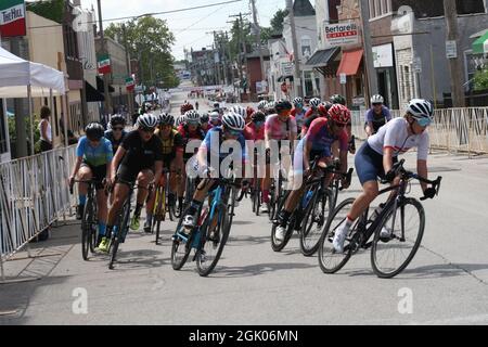 Giro della montagna 2021/Gateway Cup 2021 Ciclismo femminile Foto Stock