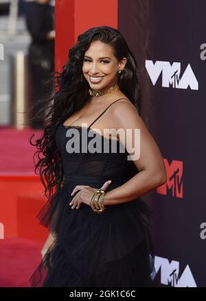 New York, Stati Uniti. 12 settembre 2021. Nessa partecipa ai 2021 MTV Video Music Awards al Barclays Center il 12 settembre 2021 nel quartiere Brooklyn di New York. Foto: Jeremy Smith/imageSPACE/Sipa USA Credit: Sipa USA/Alamy Live News Foto Stock