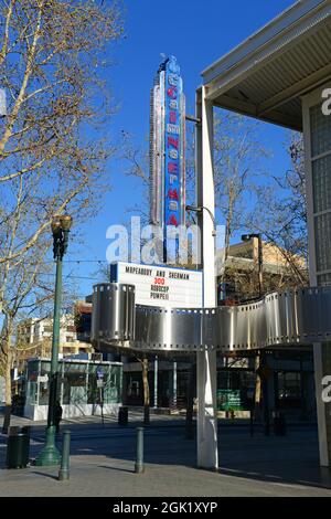 Camera 12 Cinemas al 201 S 2nd Street al Paseo De San Antonio nel centro di San Jose, California CA, Stati Uniti. Foto Stock